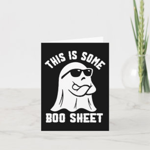 Das ist ein Boo Sheet Halloween Ghost Funny Costu Karte