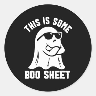 Das ist ein Boo Sheet Halloween Ghost Funny Costu Runder Aufkleber