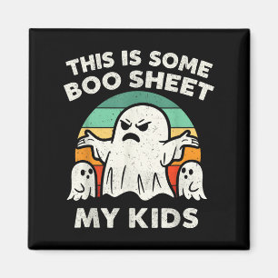 Das ist ein Bootblatt, das mein Kids Ghost Retro F Magnet