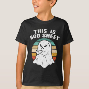 Das ist ein Bootblatt Ghost Retro Halloween-Kostüm T-Shirt