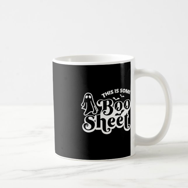 Das ist ein Bootblatt Halloween Ghost Funny für mi Kaffeetasse (Rechts)