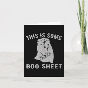 Das ist ein Bootschild-Geist Funny Halloween N Karte