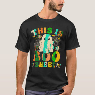 Das ist ein Bootschild Ghost Groovy Funny Hallowee T-Shirt