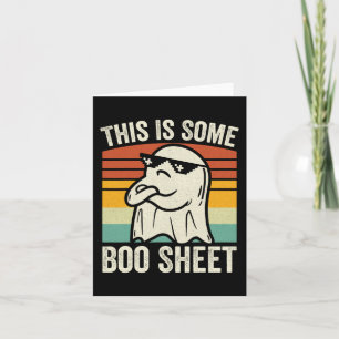 Das ist ein Bootsheet-Funny-Halloween-Geisterkinde Karte