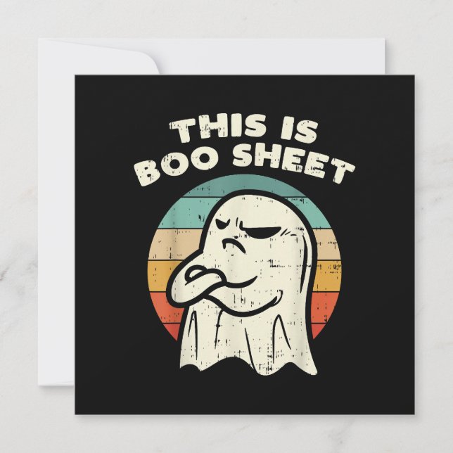 Das ist ein Bootsheet-Ghost Einladung (Vorderseite)