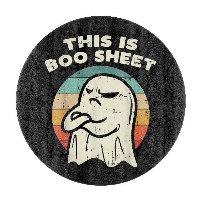 Das ist ein Bootsheet-Ghost Schneidebrett (Vorderseite)