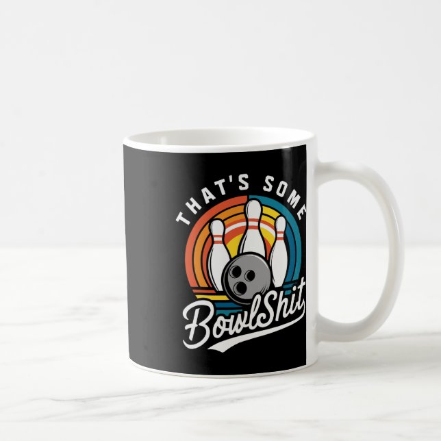 Das ist ein Bowl Bowling Funny Bowler Bowling Ball Kaffeetasse (Rechts)