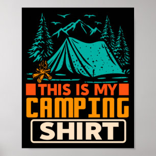 Das ist ein Camping-Shirt, lustiger Camper Vintage Poster