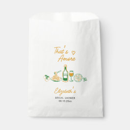 Das ist ein eher rustikales italienisches Brautpar Geschenktütchen