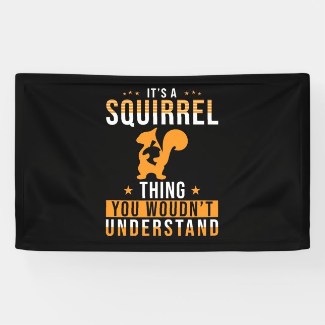 Das ist ein Eichhörnchen Banner (Horizontal)