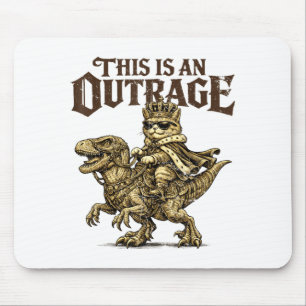 Das ist ein empörend lustiger Prinzessinnen-Katzen Mousepad