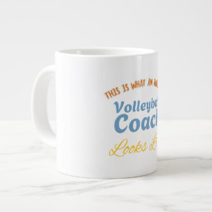 Das ist ein großartiger Volleyballtrainer Jumbo-Tasse