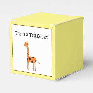 Das ist ein großer Auftrag, ein lustiger Orange Gi Geschenkschachtel