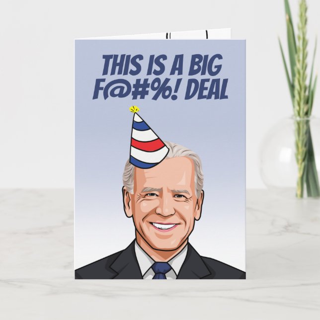 Das ist ein großer Geburtstag Karte (Vorderseite)