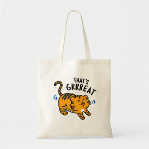 Das ist ein großer Niedlicher Tigerpun Tragetasche
