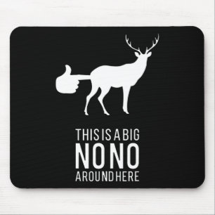 Das ist ein großes Nono hier um den sonnigen Hirsc Mousepad