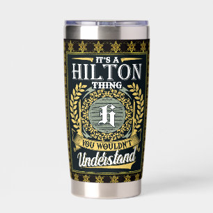 Das ist ein Hilton, das man nicht verstehen konnte Thermobecher