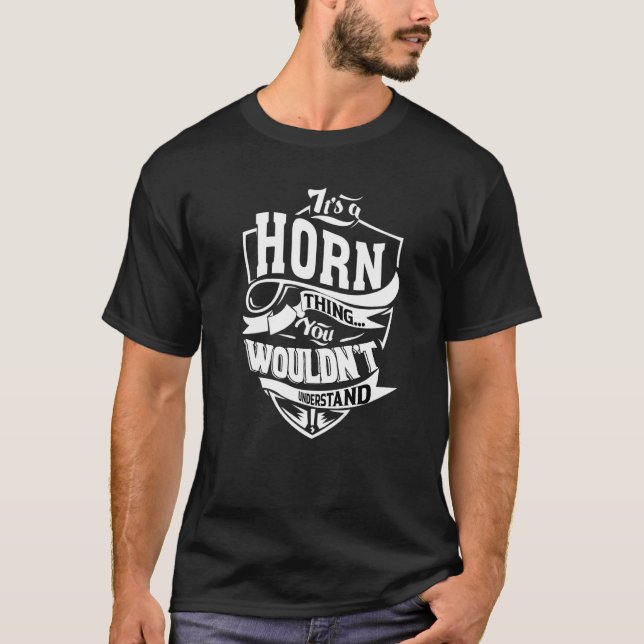 Das ist ein Horn-Ding T-Shirt (Vorderseite)
