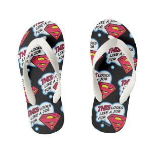 Das ist ein Job für... Superman Kinderbadesandalen