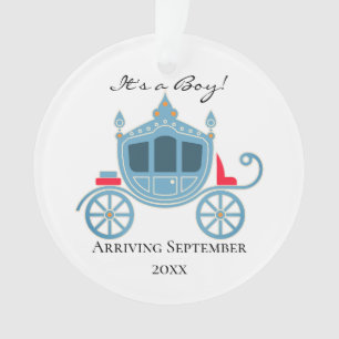Das ist ein Junge! Ankündigung der "Blue Carriage Ornament