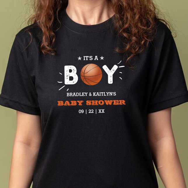 Das ist ein Junge! Basketball-Kinderdusche T-Shirt (Von Creator hochgeladen)
