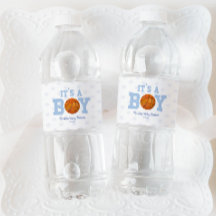 Das ist ein Junge! Blue Basketball Baby Dusche