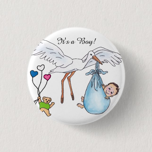 Das ist ein Junge! Button (Vorderseite)