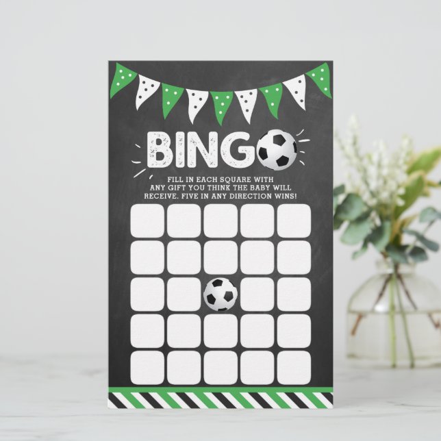 Das ist ein Junge! Fußball-Thema Co-ed Baby-Dusche (Stehend Vorderseite)