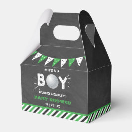 Das ist ein Junge! Golf Themed Co-Babydusche Geschenkschachtel