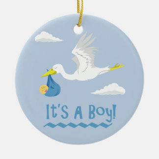 Das ist ein Junge! Keramik Ornament
