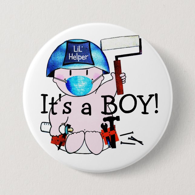 Das ist ein Junge! Lil' Helper! Button (Vorderseite)