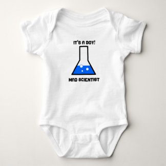 Das ist ein Junge! Mad Scientist Baby Strampler