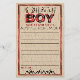 Das ist ein Junge! Rustikale Karierte Lumberjack B