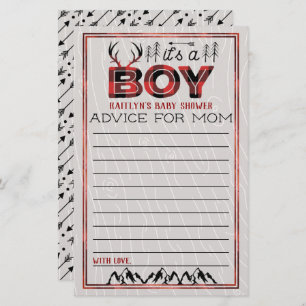 Das ist ein Junge! Rustikale Karierte Lumberjack B