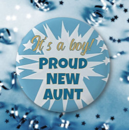 Das ist ein Junge! Schaltfläche "Stolz" Button