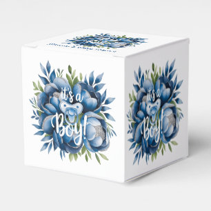 Das ist ein Junge! Schnuller & Peonies Baby Dusche Geschenkschachtel