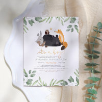Das ist ein Junge! Woodland Animals Forest Baby Du