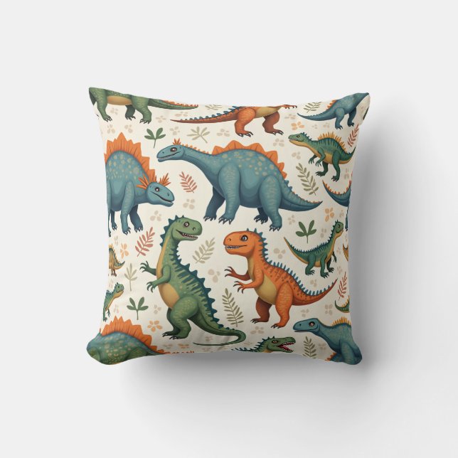 Das ist ein Kissenpolster für Dinosaurier. Kissen (Vorderseite)