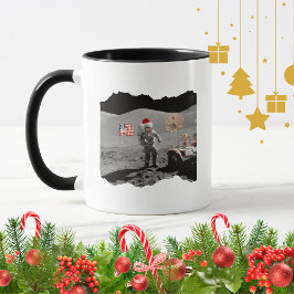 Das ist ein kleiner Schritt für Santa Apollo 17  Tasse