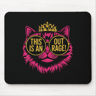 Das ist ein lächerliche lustige Prinzessin Katze m Mousepad