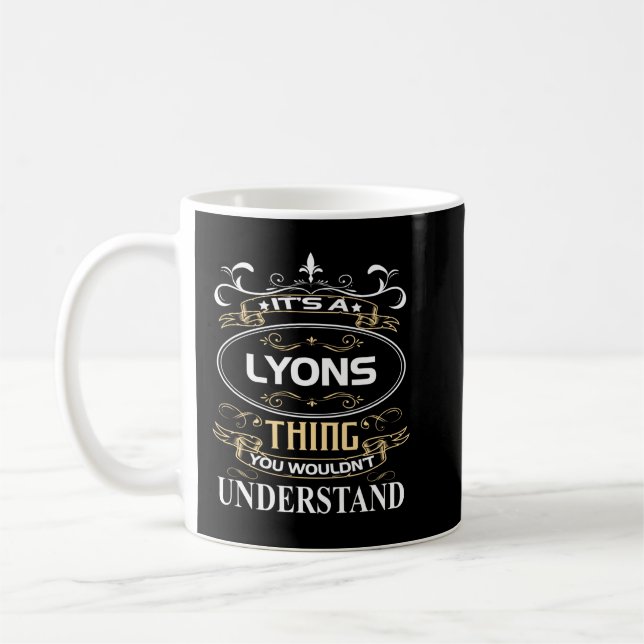Das ist ein Lyon, das man nicht verstehen würde Kaffeetasse (Links)
