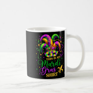 Das ist ein Mardi Gras-Shirt lustiger Aufzug Männe Kaffeetasse