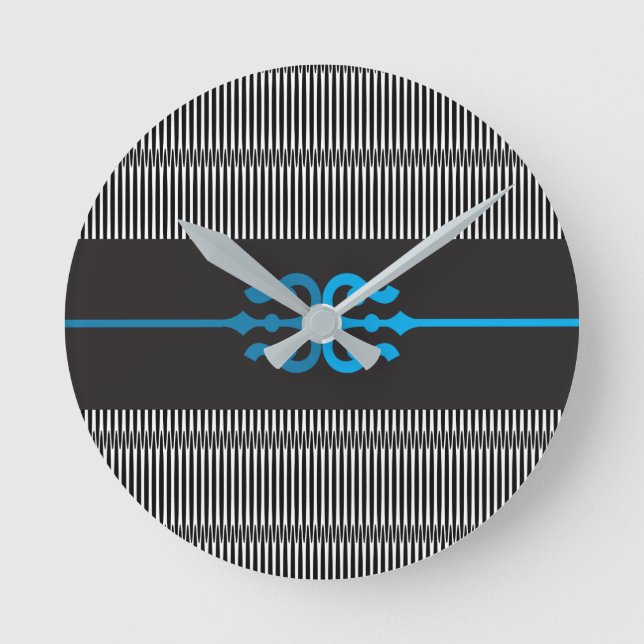 Das ist ein Moire Runde Wanduhr (Vorderseite)