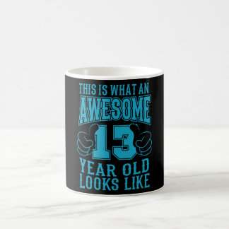 DAS IST EIN PHANTASTISCHER 13 JAHRE ALTER 13. Gebu Kaffeetasse
