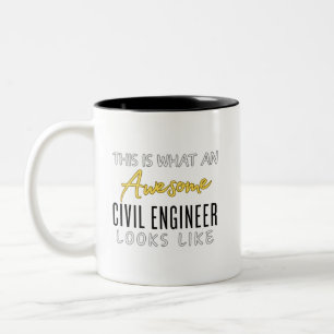 Das ist ein Phantastischer Ziviler Ingenieur, wie Zweifarbige Tasse