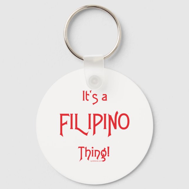 Das ist ein philippinisches Ding! Schlüsselanhänger (Vorderseite)