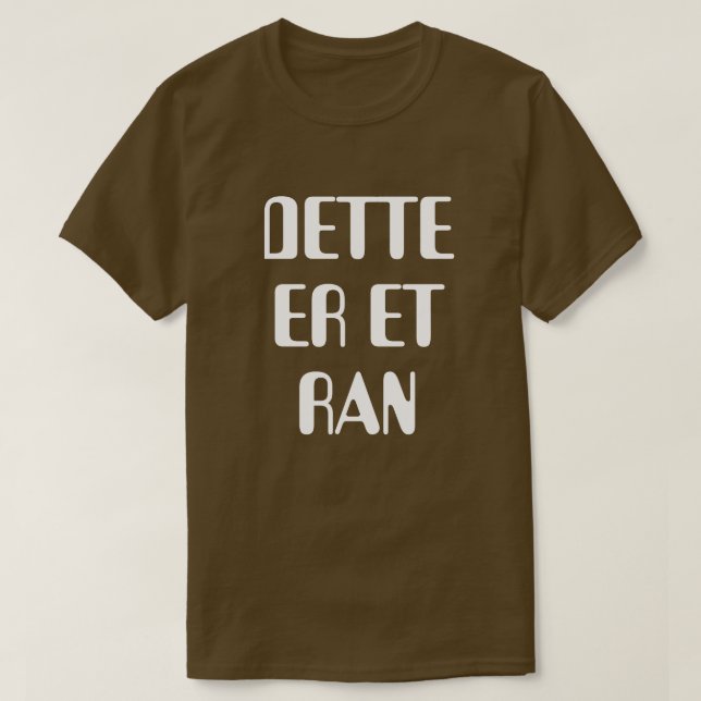 Das ist ein Raub in norwegischer Braun T-Shirt (Design vorne)