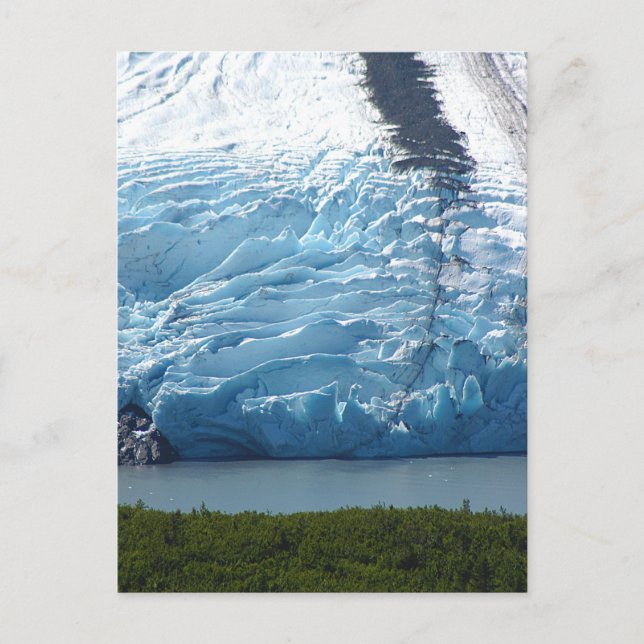 Das ist ein schöner Gletscher Alaska Postkarte (Vorderseite)