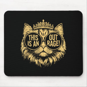 Das Ist Ein Skandal Lustige Prinzessin Katze Donut Mousepad