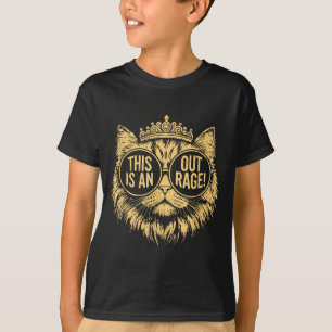 Das ist ein Skandal Lustige Prinzessin Katze Donut T-Shirt